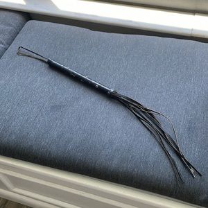 Real leather whip